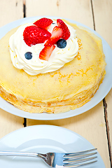 Image showing crepe pancake cake