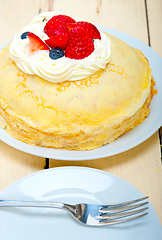 Image showing crepe pancake cake