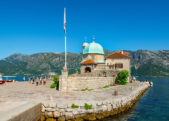 Image showing Our Lady of the Rocks in Perast