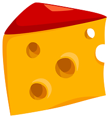 Image showing cheese food object illustration