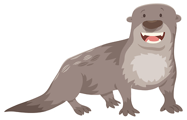 Image showing otter cartoon animal character