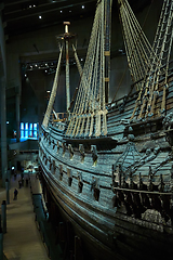 Image showing Stockholm, Swden - Novemer 6, 2018. Visit of The Vasa ship in Va