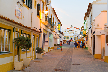 Image showing Villa Nova Milfontes shopping street