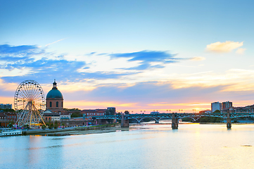 Image showing Toulouse landmark river Garone  France