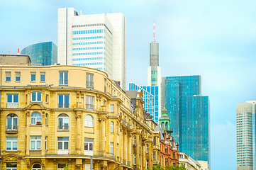 Image showing Modern architecture cityscape of Frankfurt 