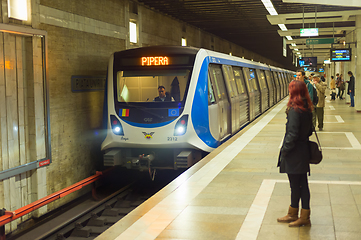 Image showing Subway train station. Bucharest, Romania