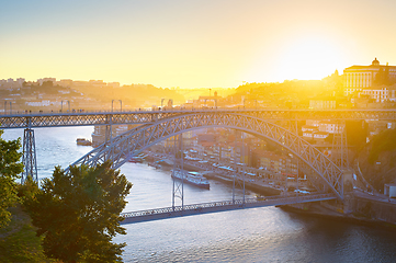 Image showing Porto Old Town skyline.  Portugal