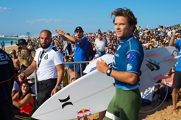 Image showing Julian Wilson Pro Surfer competition