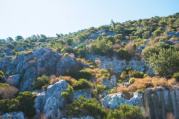 Image showing ancient city on the Kekova
