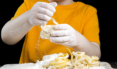 Image showing wheat flour pasta