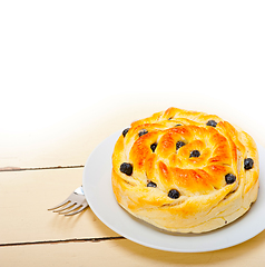 Image showing blueberry bread cake dessert