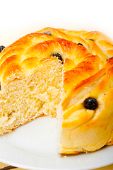 Image showing blueberry bread cake dessert