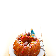 Image showing Christmas cake