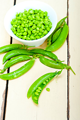 Image showing hearthy fresh green peas