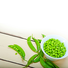 Image showing hearthy fresh green peas