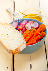 Image showing steamed  root vegetable on a bowl