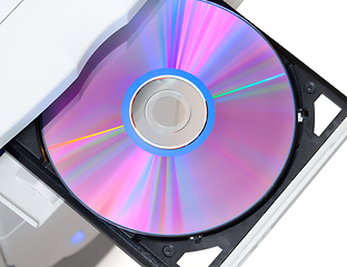 Image showing Dvd in open tray