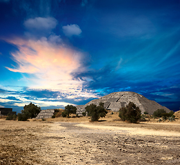 Image showing Teotihuacan Pyramids