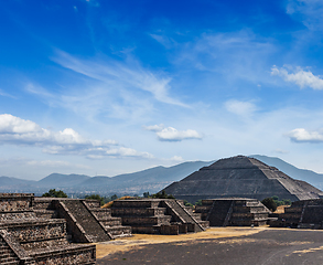 Image showing Teotihuacan Pyramids