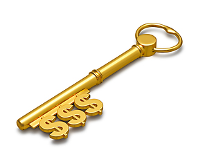 Image showing Key to Wealth