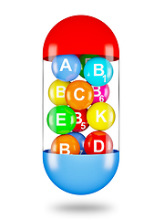 Image showing Vitamins