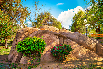 Image showing Park in Aswan