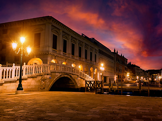 Image showing Piazza San Marco at night