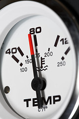 Image showing Temperature gauge