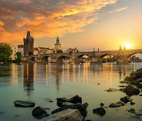 Image showing River Vltava in Prague