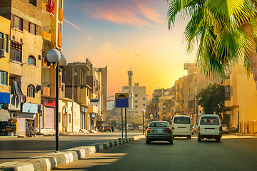 Image showing Road and street of Luxor