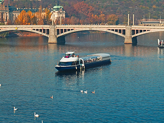 Image showing  River Vltava in Prague, Czech Republic