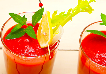 Image showing fresh tomato juice