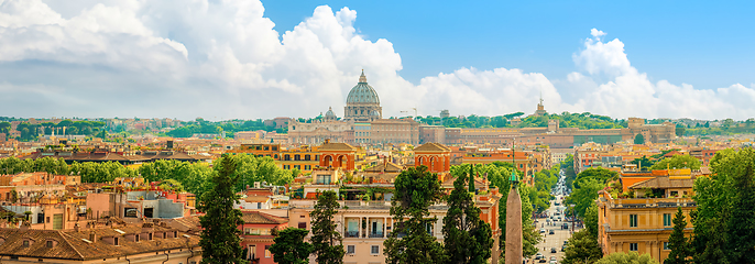 Image showing Rome and Vatican