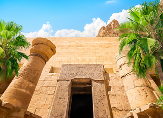 Image showing Ruins of the city of Luxor