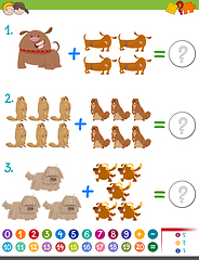 Image showing addition maths activity