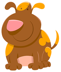 Image showing cute spotted dog cartoon