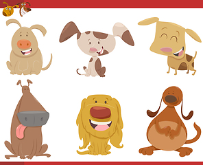 Image showing dog animal characters set