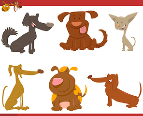 Image showing cute dogs cartoon characters