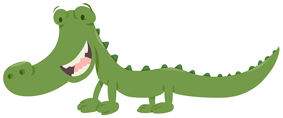 Image showing cute crocodile animal character