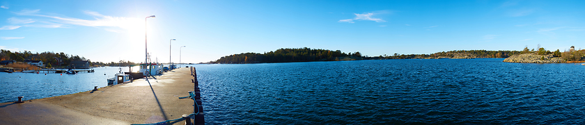 Image showing The fishing boats at Stockholm Archipelago, Sweden