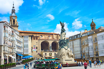 Image showing Virgen Blanca square, Vitoria-Gasteiz