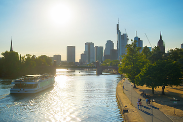 Image showing Skyline of Frankfurt, Germany