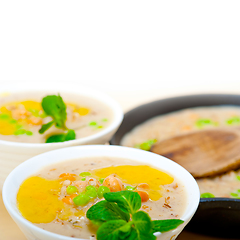 Image showing Hearty Middle Eastern Chickpea and Barley Soup