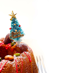 Image showing Christmas cake