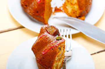 Image showing chestnut cake bread dessert