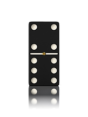 Image showing Domino game bone close up isolated