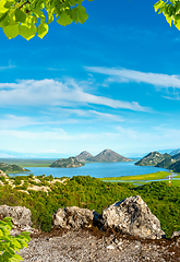 Image showing Skadar lake in the evening