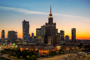 Image showing Skyscrapers in Warsaw