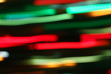 Image showing Abstract bright motion background with blurred lights 