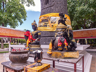 Image showing Wat Chai Mongkhon, Buddhist temple in Pattaya, Thailand